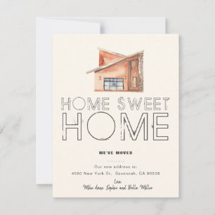 Nouvelle carte de Faire-part mobile Sweet Home Typ