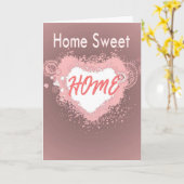 Nouvelle carte de félicitations Home (Fleur jaune)