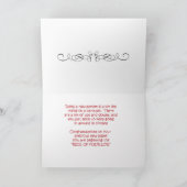 Nouvelle carte de félicitations pour bébé (Intérieur)