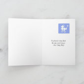 Nouvelle carte de félicitations pour bébé garçon (Intérieur)