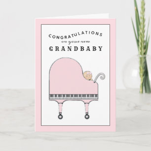Nouvelle carte de félicitations pour grands-parent