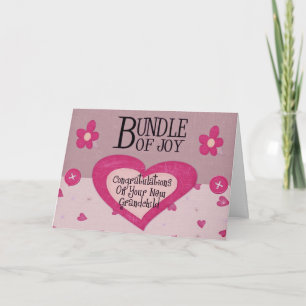 Nouvelle carte de grand-parent de félicitations