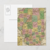 Nouvelle Carte De L'Illinois (Devant / Derrière)