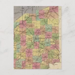 Nouvelle Carte De L'Indiana