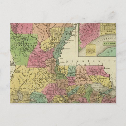 Nouvelle Carte De Louisiane 2 (Devant)