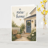 Nouvelle carte de maison (Fleur jaune)