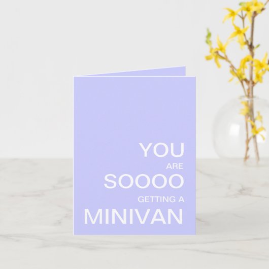 Nouvelle carte de monospace de bébé (Fleur jaune)