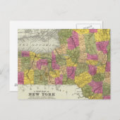 Nouvelle Carte De New York 2 (Devant / Derrière)