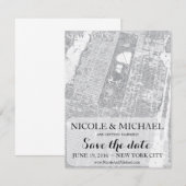 Nouvelle carte de New York pour Sauvegarder la Dat (Devant / Derrière)