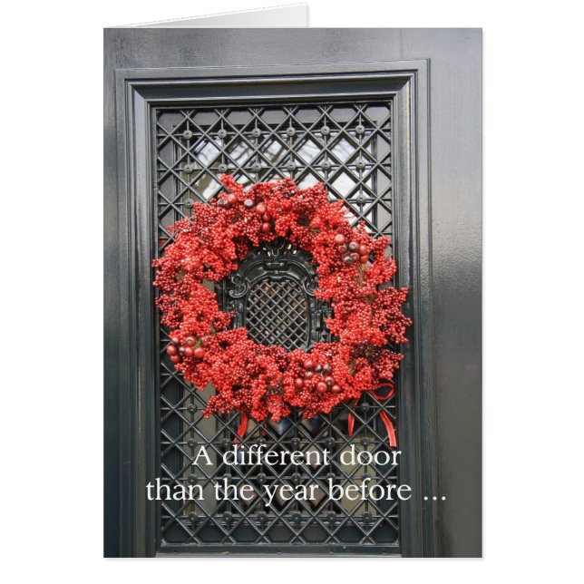 Nouvelle carte de Noël Faire-part d'adresse (Devant)