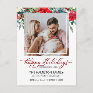 Nouvelle carte de Noël pour annonce de déménagemen