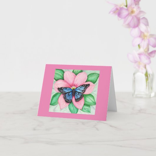 Nouvelle carte de notes inspirationnelle pour les (Orchidée)