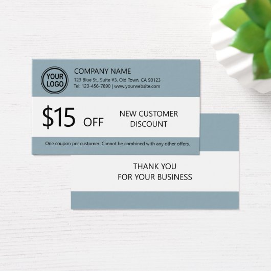 Nouvelle carte de rabais client (Bureau)