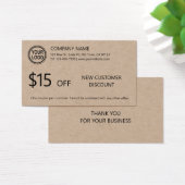 Nouvelle carte de rabais client (Bureau)