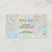 nouvelle carte de rendez-vous opal texture (Dos)