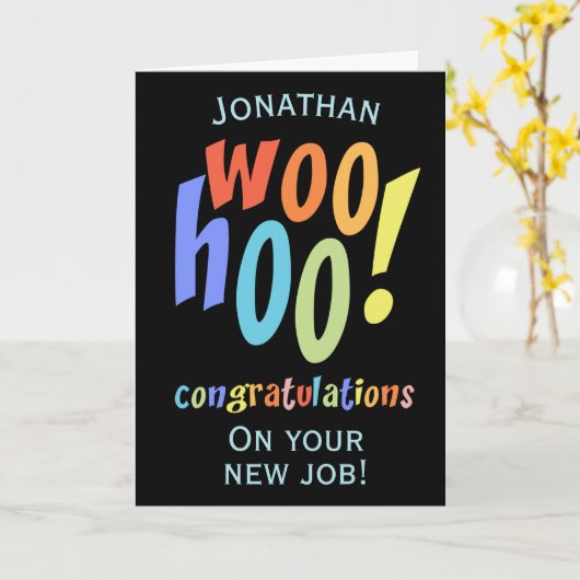 Nouvelle carte de typographie de Fun Fun Fun Fun F (Fleur jaune)