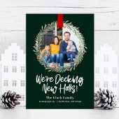 Nouvelle carte de vacances de couronne Annonce de 