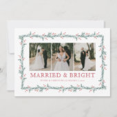 Nouvelle Carte de vacances de Noël Multiphoto (Devant)