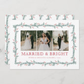 Nouvelle Carte de vacances de Noël Multiphoto (Devant / Derrière)