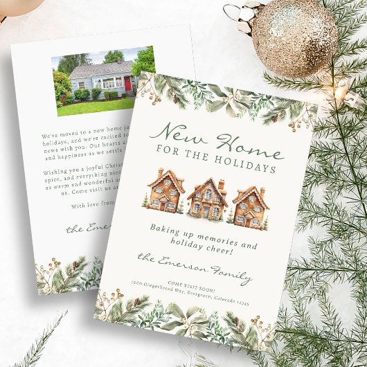 Nouvelle carte de vacances photo à domicile