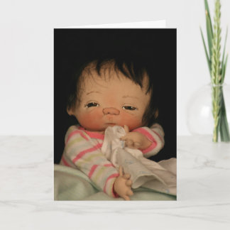 Nouvelle carte de voeux de bébé 01