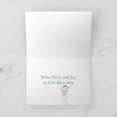 NOUVELLE carte de voeux de BÉBÉ de janv. (Intérieur)