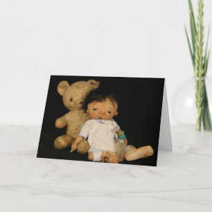 NOUVELLE carte de voeux de BÉBÉ de janv.