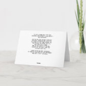 Nouvelle carte de voeux de phase MOON (Dos)