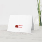 Nouvelle carte de voeux de travail (Dos)