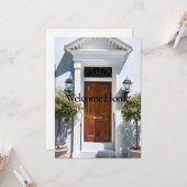 Nouvelle carte de voeux Home (Devant/Arrière en situation)