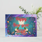 Nouvelle carte de voeux led (Debout devant)