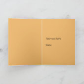 Nouvelle Carte de voeux pliée Halloween Halloween (Intérieur)