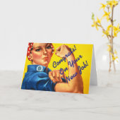 Nouvelle carte de voeux "Rosie the River". (Fleur jaune)