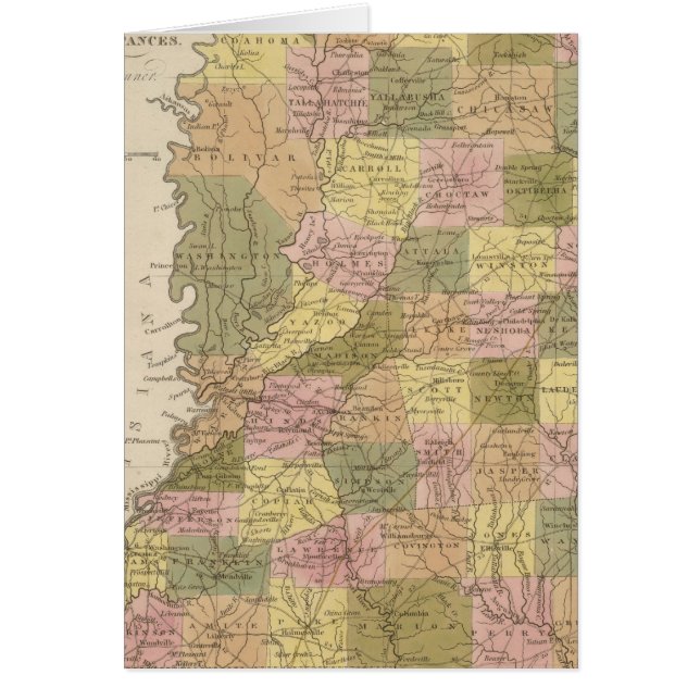 Nouvelle Carte Du Mississippi (Devant)