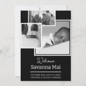 Nouvelle carte Faire-part bébé (Devant)