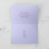 Nouvelle carte Faire-part bébé (Intérieur)