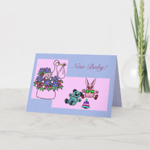 Nouvelle carte Faire-part bébé