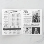 Nouvelle carte Faire-part bébé | Journal Baby comi (Intérieur)