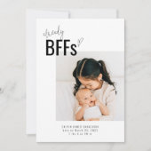 Nouvelle carte Faire-part de naissance | BFF (Devant)
