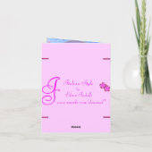 Nouvelle carte Faire-part pour bébé (Dos)