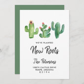 Nouvelle carte Faire-part Roots I Moving (Devant / Derrière)