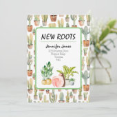 Nouvelle carte Faire-part Roots/Moving (Debout devant)