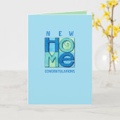 Nouvelle carte Félicitations à domicile (Fleur jaune)