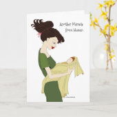 Nouvelle carte Félicitations pour bébés #2 (Fleur jaune)