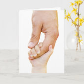 Nouvelle carte main bébé (Fleur jaune)