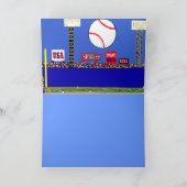 Nouvelle carte ou invitation de joyeux (Intérieur)