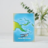 nouvelle carte papoue guinée. (Debout devant)