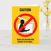 Nouvelle carte parentale (drôle) (Fleur jaune)
