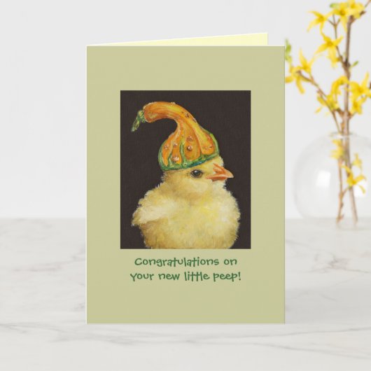 Nouvelle carte peep (Fleur jaune)