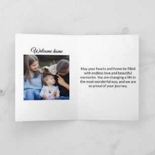 Nouvelle Carte Photo de Parents d'Accueil Un Nou